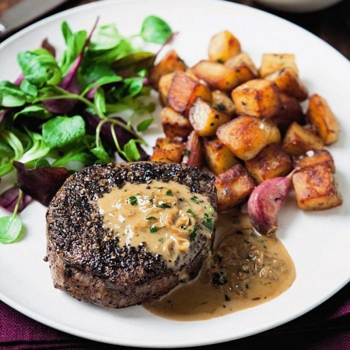 BBQ Grilled Steak with Herbs